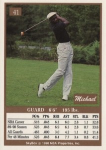 Michael Jordan Golf Cards Guide, Checklist
