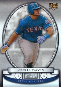 Chris Davis 2008 Bowman Draft #BDP14 RC + 2014 Bowman #140