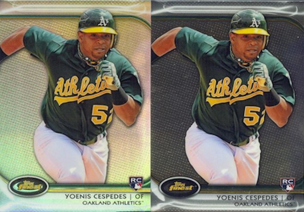 Cardboard History : How to Tell a Refractor from a basic Chrome/Finest card