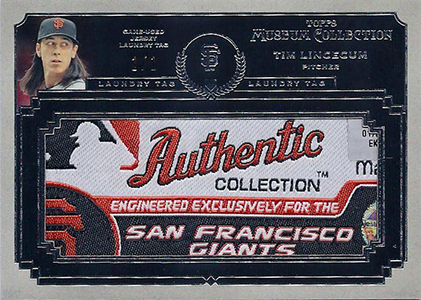  2013 Topps Tier One Relics #TOR-TL Tim Lincecum Game Worn  Giants Jersey Baseball Card – Only 399 made! : Collectibles & Fine Art