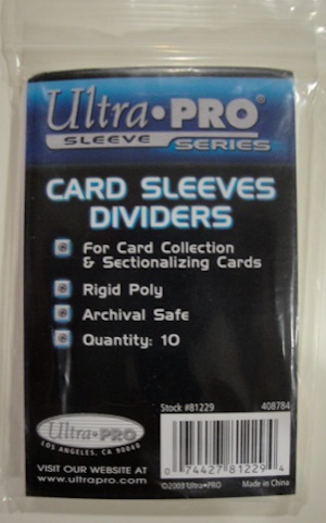 Ultra Pro Trading Card Sleeves and Semi-Rigid Card Holders