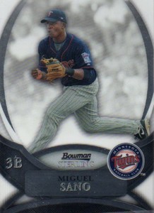 MIGUEL SANO ROOKIE CARD REFRACTOR Bowman's Best Baseball RC Minnesota  Twins!