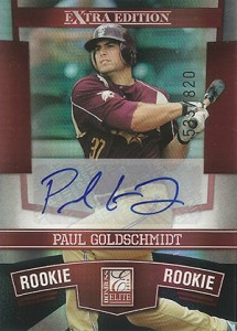 2011 First Bowman Prospects Rc PAUL GOLDSCHMIDT St Louis Cardinals Rookie  Baseball Card Arizona Diamondbacks #1490