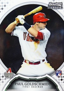 PAUL GOLDSCHMIDT 2011 1st Bowman Chrome Rookie RC Facsimile Autographed  14/25 REPRINT - Baseball Card