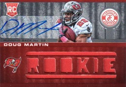 Doug Martin Rookie Card 2012 Topps #204a BGS BCCG 10