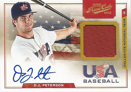 2012 Prime Cuts Collegiate National Team Autographed Jersey DJ Peterson