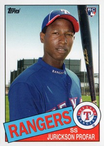 Jurickson Profar 2013 Topps Rookie #286 Texas Rangers Baseball Card