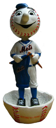 Mr. Met New York Mets Opening Day Take Me Out to the Ballgame Bobblehead  MLB at 's Sports Collectibles Store