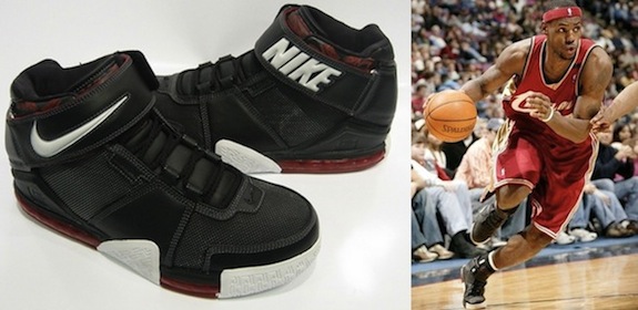 lebron james first pair of shoes