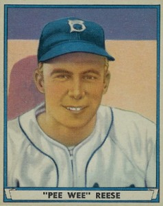 Harold Pee Wee Reese 1951 Bowman Baseball Card #80