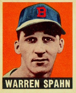 Top 10 Warren Spahn Baseball Cards 10