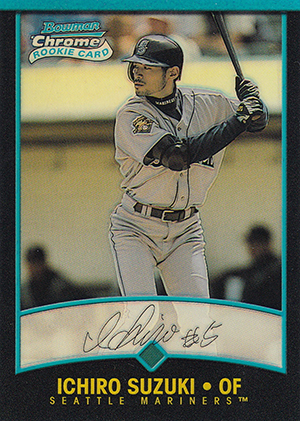 2001 TOPPS ICHIRO SUZUKI #726 ROOKIE CARD RC SEATTLE MARINERS - CARD A