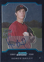 Homer Bailey Cards and Memorabilia Guide