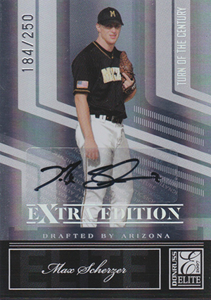 Max Scherzer Rookie Cards Checklist and Memorabilia Buying Guide