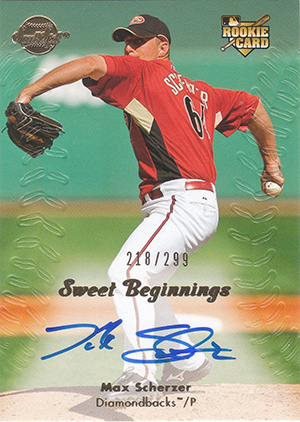 Max Scherzer Rookie Cards Checklist and Memorabilia Buying Guide