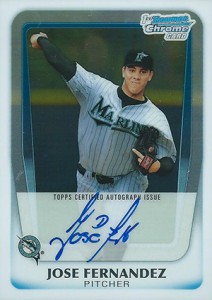 Jose Fernandez Rookie Card Checklist and Prospect Card Highlights