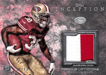 : 2013 Topps Platinum Marcus Lattimore 49ers Platinum Rookie  Football Card #146 : Collectibles & Fine Art