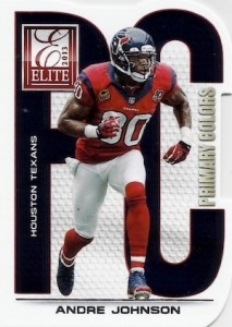 2013 Panini Elite Football Primary Colors Andre Johnson 2013 Elite Football Cards 18