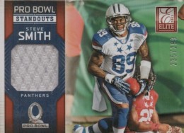 2013 Panini Elite Football Pro Bowl Standouts Memorabilia Steve Smith 2013 Elite Football Cards 21