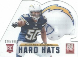 2013 Panini Elite Football Rookie Hard Hats Manti Te'o 2013 Elite Football Cards 23