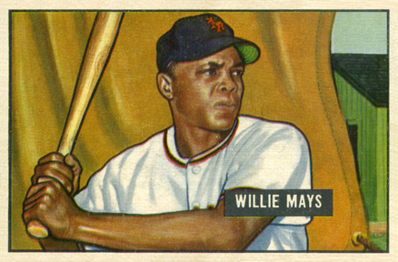 1951 Bowman #305 Willie Mays Rookie Card – PSA EX+ 5.5