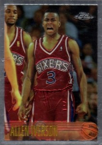 特注品Allen Iverson ＜ 99-00 Toops Stadium Club Chrome Eyes of the Game Refractor 1:120 ＞ リフラクター版 その他