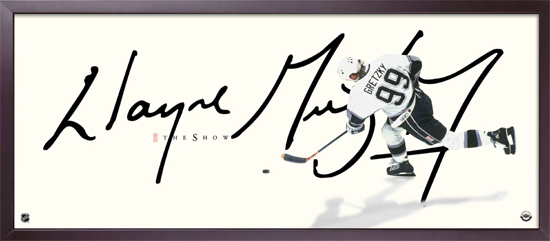 Autographed Los Angeles Kings Wayne Gretzky Upper Deck White 1999