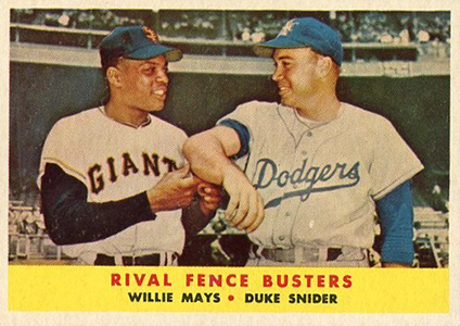 Vintage Willie Mays Baseball Card Timeline: 1951-1974 12