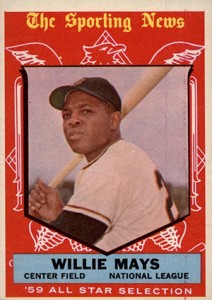 1974 Topps #473 1973 World Series Game 2 Willie Mays Baseball Card Ex/Mt o/c