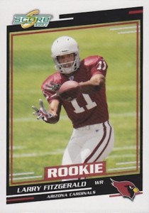 2004 Larry Fitzgerald RC Leaf Rookies And Stars Jersey! 42/75!