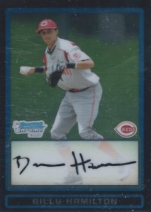 BILLY HAMILTON 2009 BOWMAN CHROME DRAFT PROSPECTS REFRACTOR #BDPP2 BGS 9.5