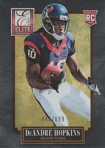 : DeAndre Hopkins 2013 Panini Absolute Rookie Premiere Materials  Rookie Jersey Card Serial #63/99 Houston Texans RC : Collectibles & Fine Art