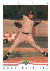 Andy Pettitte Minor League Baseball Card Guide 2