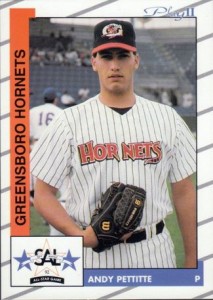 Andy Pettitte Minor League Baseball Card Guide 6