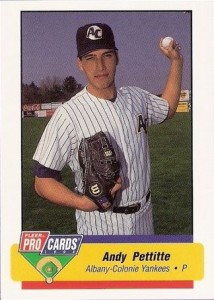 Andy Pettitte Minor League Baseball Card Guide 8