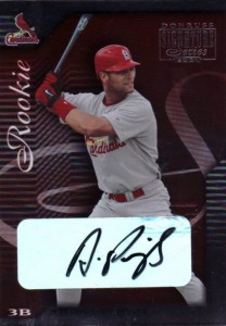 On-Card Auto # to 1 + Inscription - 700th Home Run - Albert Pujols