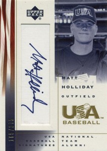 Matt Holliday Cards, Rookie Card Checklist, Autograph Guide