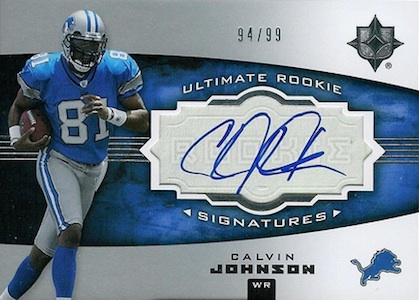 calvin johnson autographed jersey