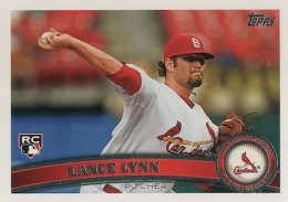 Lance Lynn Rookie Year Photo File St Louis Cardinals 8x10 Studio Photo