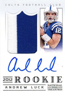 Autographed Andrew Luck Jersey - #12 Blue Nike Limited Panini