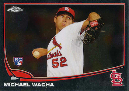 Men's St. Louis Cardinals #52 Michael Wacha Authentic Light Blue