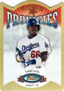 2013 Topps Five Star Yasiel Puig jumbo jersey #D29/30 #FSJJR-YP - Sportsnut  Cards