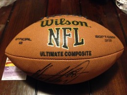 Adrian Peterson Signed Football NFL