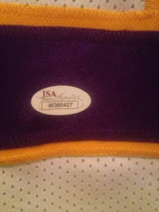 Adrian Peterson Signed Jersey COA