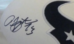 Arian Foster Signed Football Close Arian Foster Cards and Autograph Memorabilia Guide 50