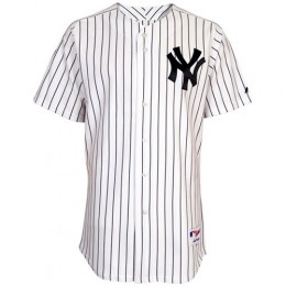 Majestic New York Yankees Derek Jeter Authentic Retirement Jersey 3XT Black/White/Multi