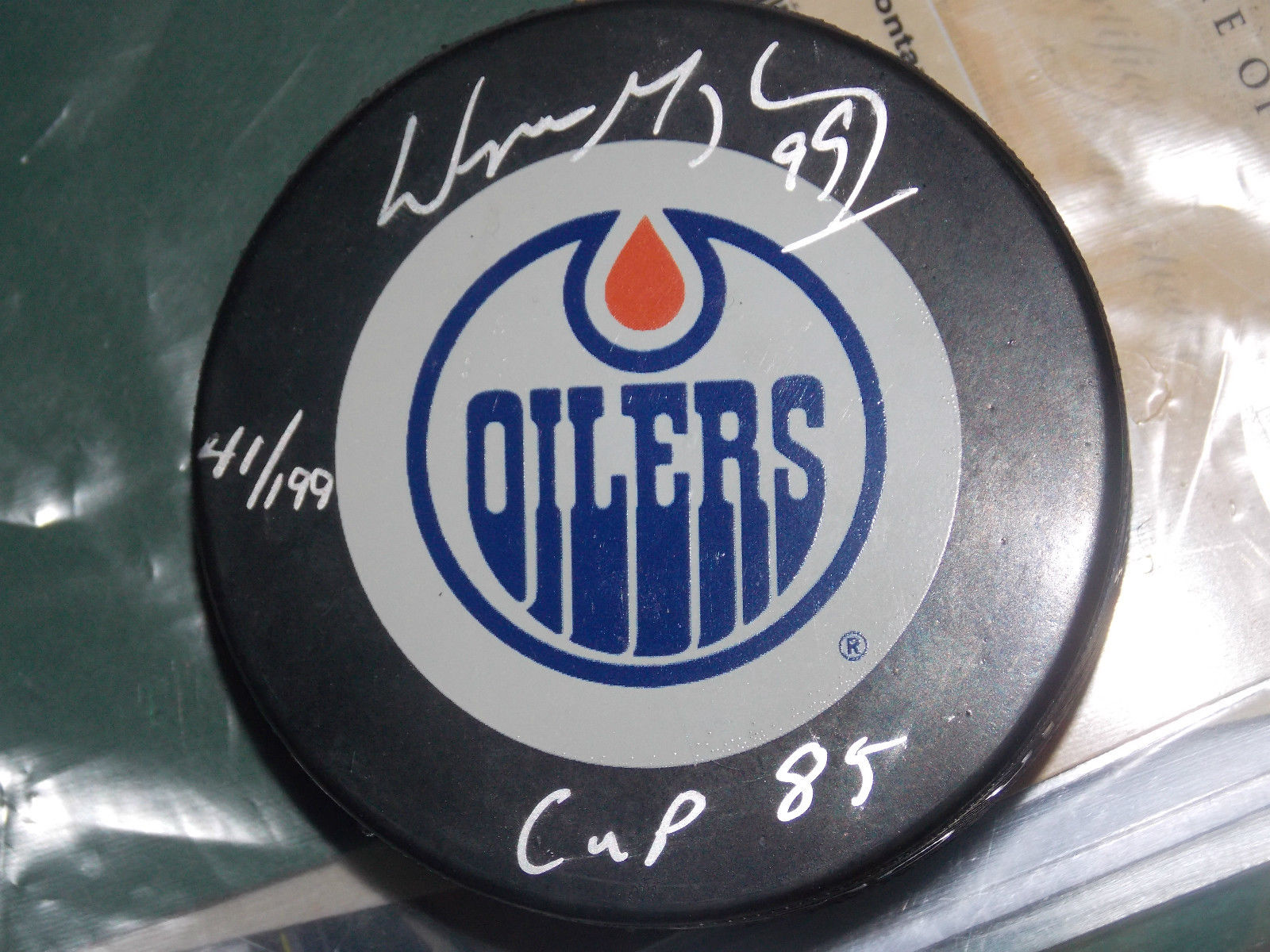 Lot Detail - Wayne Gretzky Signed Mitchell and Ness Edmonton Oilers  Throwback Home Jersey (Gretzky COA)