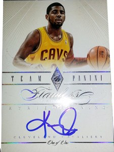 03 2012-13 Panini Flawless Team Panini Autographs Platinum Kyrie Irving Easy Seeing Green: Top 2012-13 Panini Flawless Basketball Sales 3