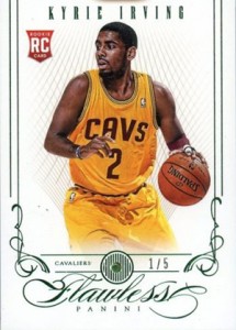05 2012-13 Panini Flawless Kyrie Irving Emerald Gem Easy Seeing Green: Top 2012-13 Panini Flawless Basketball Sales 5