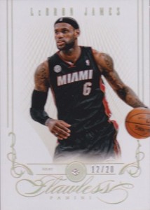 14 2012-13 Panini Flawless LeBron James Easy Seeing Green: Top 2012-13 Panini Flawless Basketball Sales 11